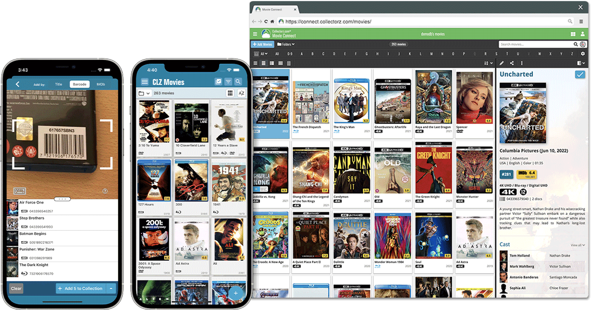 glimt frekvens Arv Movie Database software: Catalog your DVDs and Blu-rays - Collectorz.com