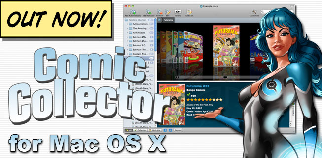 Out Now! Comic Collector 5 for Mac OS X