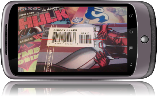 Scan comic book barcodes with CLZ Barry for Android
