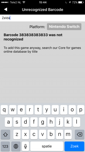 CLZ Games missing barcodes